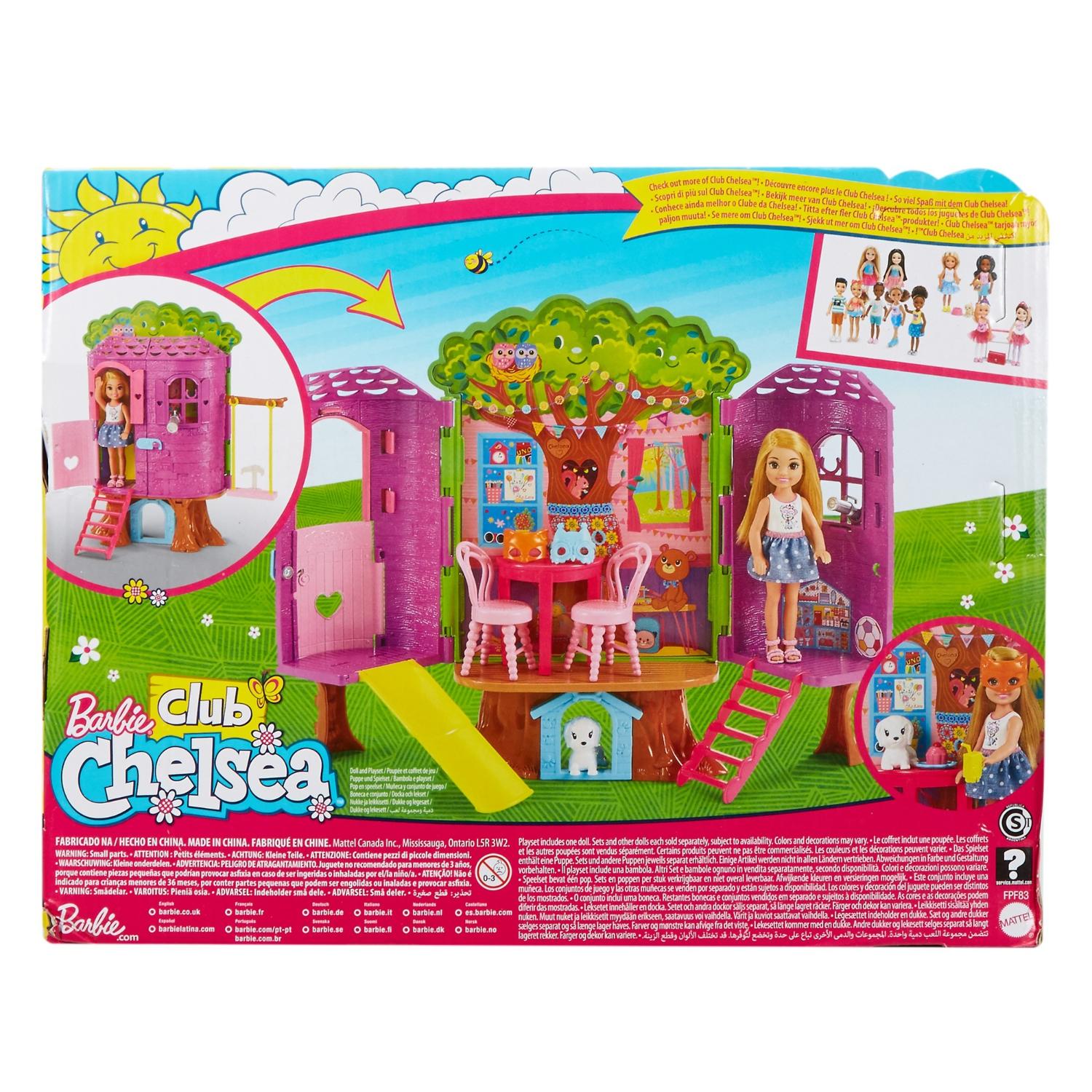Игровой набор – Домик на дереве с куклой Челси. Barbie  